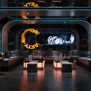 现代KTV包厢3D模型下载